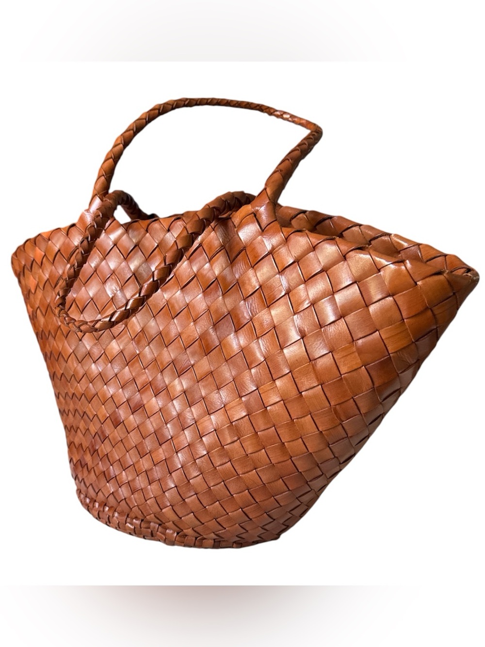 DRAGON DIFFUSION Egola woven leather tote NEW - Picture 3 of 12